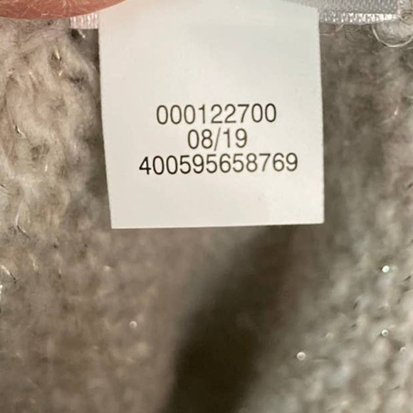 EVRI Pull Over V-Neck Hoodie Tunic Metallic Thread Lightweight Sweater Plus 0X - Picture 11 of 13